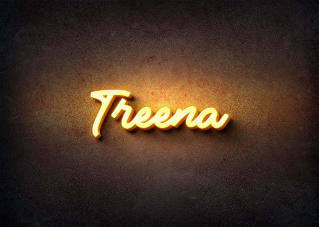 Free photo of Glow Name Profile Picture for Treena
