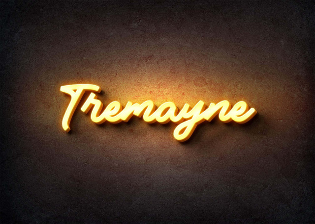 Free photo of Glow Name Profile Picture for Tremayne
