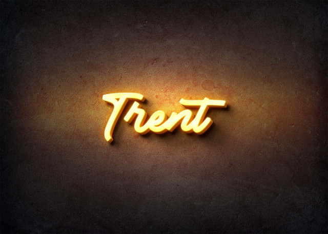 Free photo of Glow Name Profile Picture for Trent