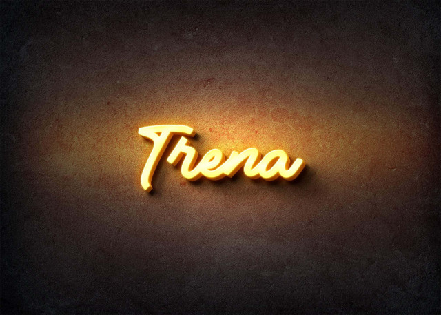 Free photo of Glow Name Profile Picture for Trena