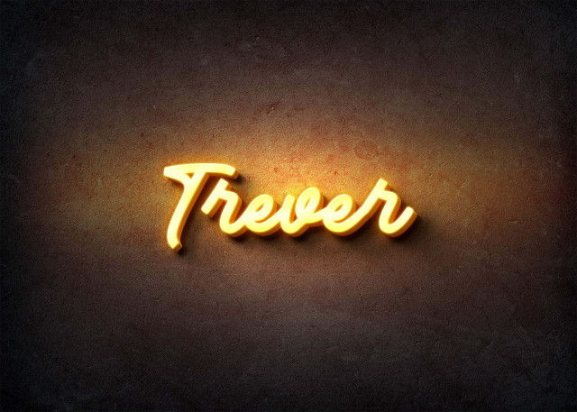 Free photo of Glow Name Profile Picture for Trever