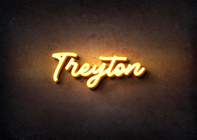 Free photo of Glow Name Profile Picture for Treyton