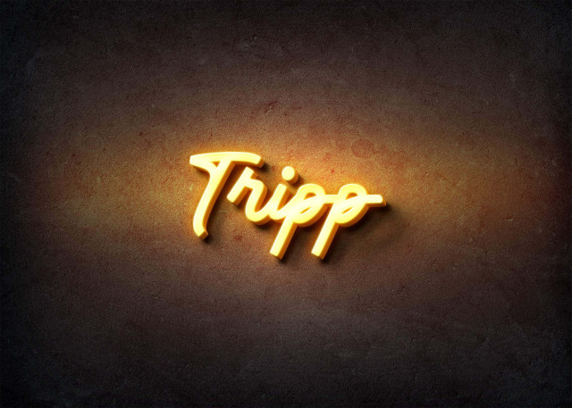 Free photo of Glow Name Profile Picture for Tripp