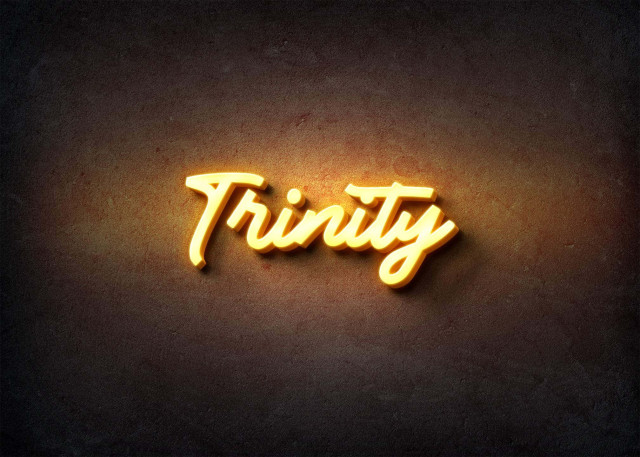 Free photo of Glow Name Profile Picture for Trinity