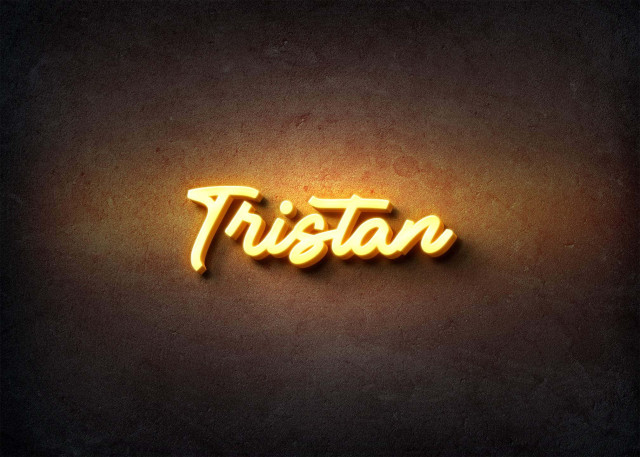 Free photo of Glow Name Profile Picture for Tristan