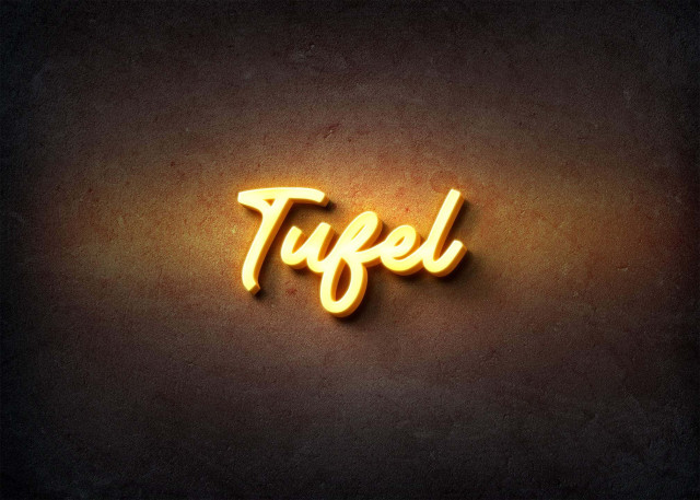 Free photo of Glow Name Profile Picture for Tufel