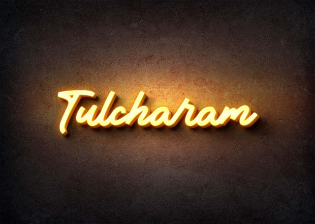 Free photo of Glow Name Profile Picture for Tulcharam