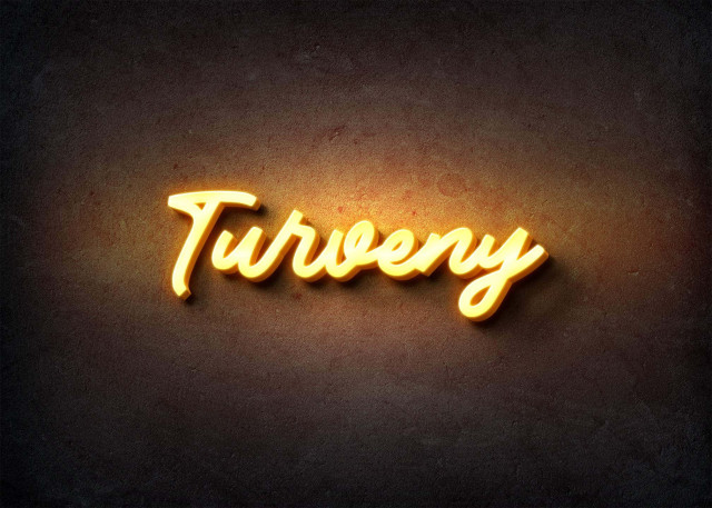 Free photo of Glow Name Profile Picture for Turveny