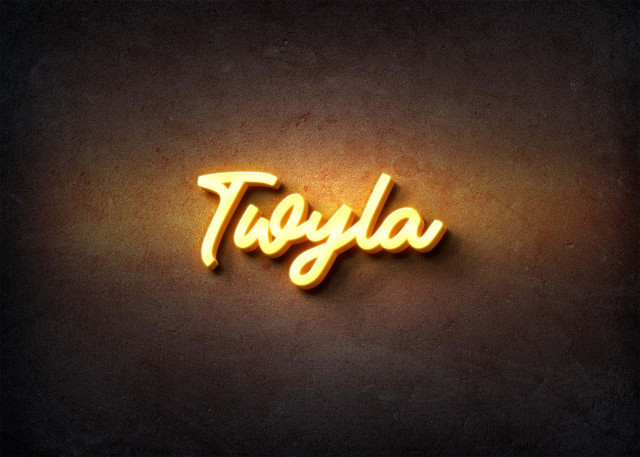 Free photo of Glow Name Profile Picture for Twyla