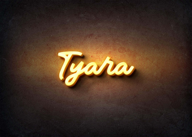 Free photo of Glow Name Profile Picture for Tyara