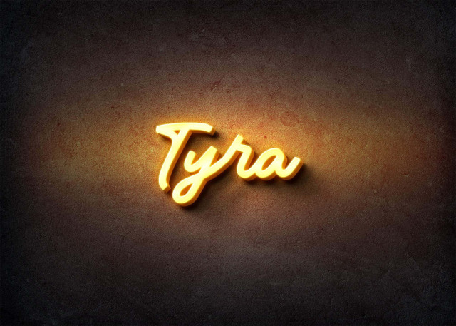 Free photo of Glow Name Profile Picture for Tyra