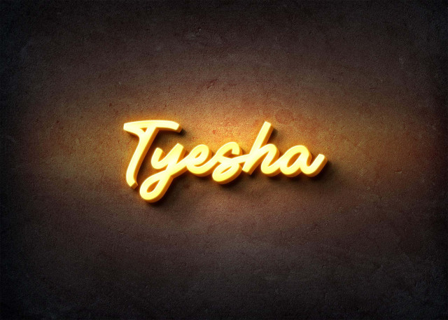 Free photo of Glow Name Profile Picture for Tyesha