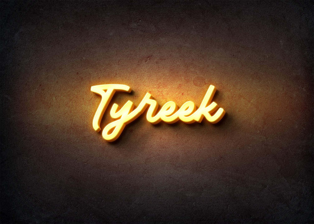 Free photo of Glow Name Profile Picture for Tyreek