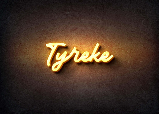 Free photo of Glow Name Profile Picture for Tyreke