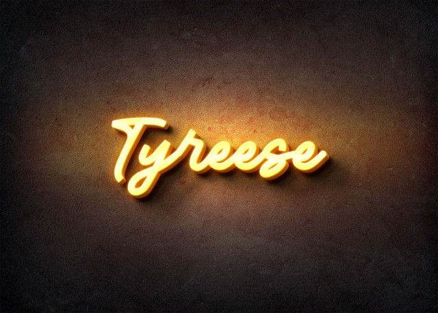 Free photo of Glow Name Profile Picture for Tyreese