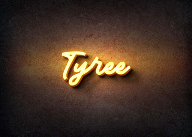 Free photo of Glow Name Profile Picture for Tyree
