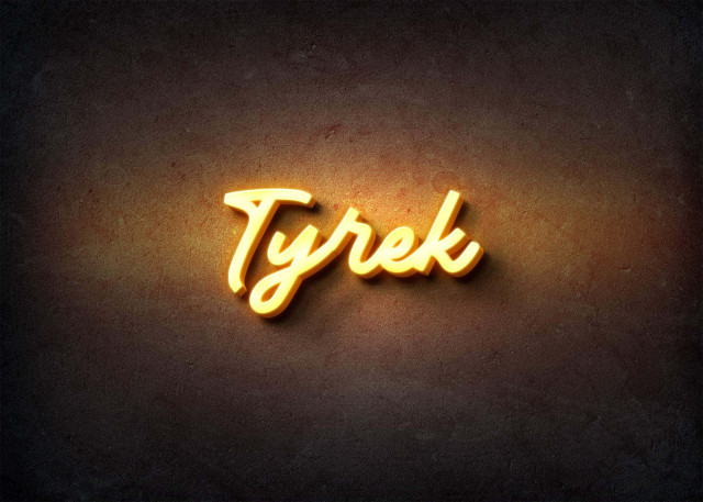 Free photo of Glow Name Profile Picture for Tyrek