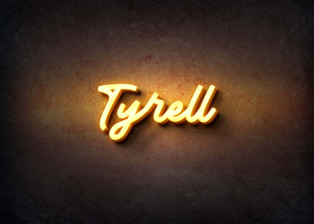 Free photo of Glow Name Profile Picture for Tyrell