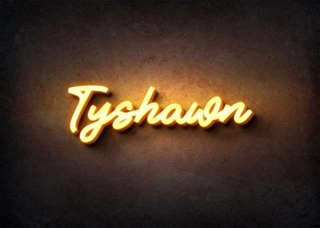 Free photo of Glow Name Profile Picture for Tyshawn