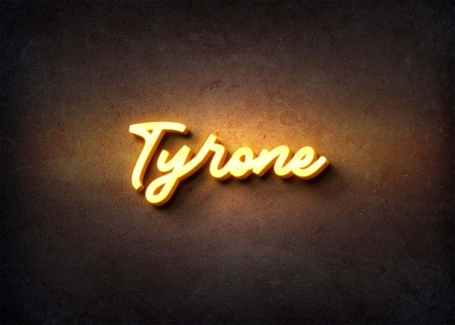 Free photo of Glow Name Profile Picture for Tyrone