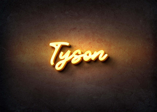 Free photo of Glow Name Profile Picture for Tyson
