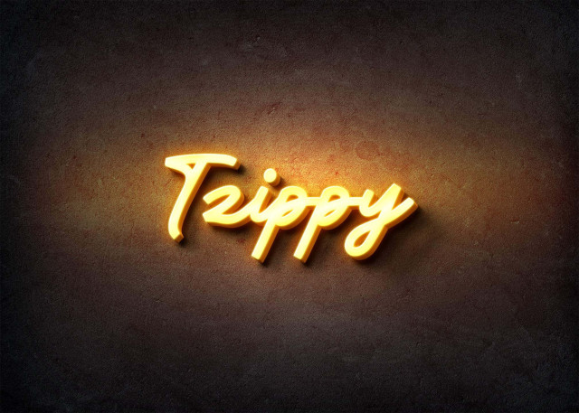 Free photo of Glow Name Profile Picture for Tzippy