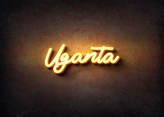 Free photo of Glow Name Profile Picture for Uganta