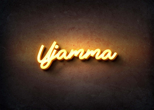 Free photo of Glow Name Profile Picture for Ujamma
