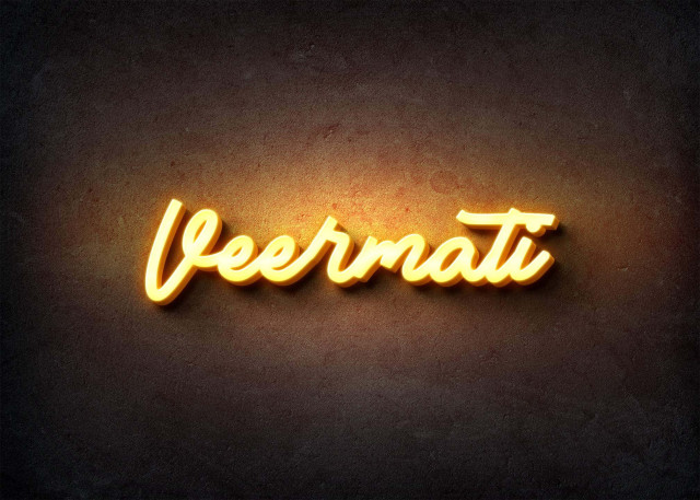 Free photo of Glow Name Profile Picture for Veermati