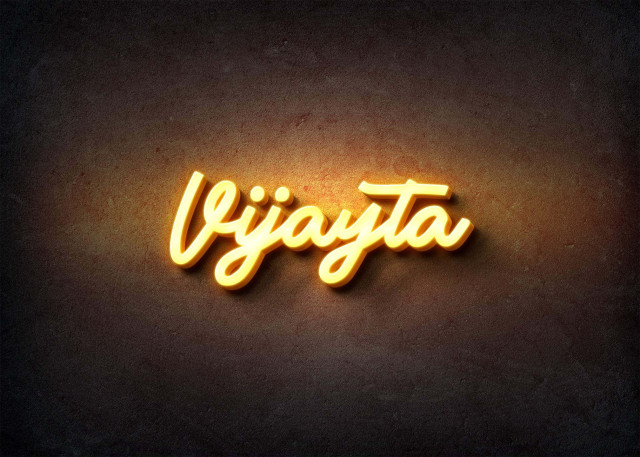 Free photo of Glow Name Profile Picture for Vijayta