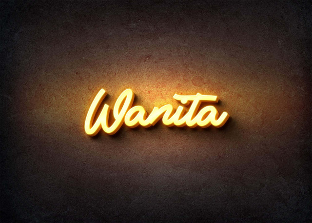 Free photo of Glow Name Profile Picture for Wanita