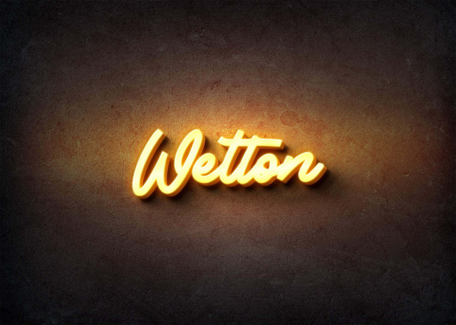 Free photo of Glow Name Profile Picture for Welton