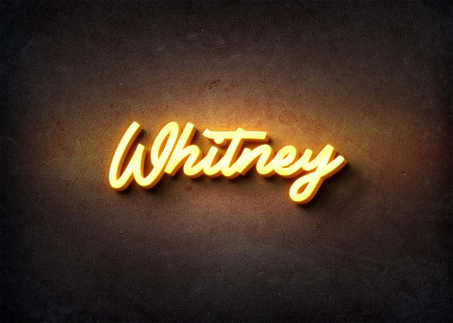 Free photo of Glow Name Profile Picture for Whitney