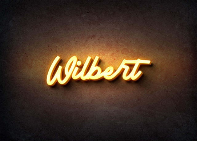 Free photo of Glow Name Profile Picture for Wilbert