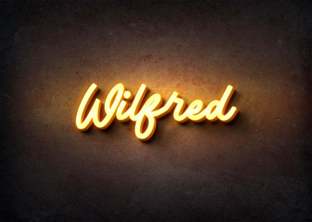 Free photo of Glow Name Profile Picture for Wilfred