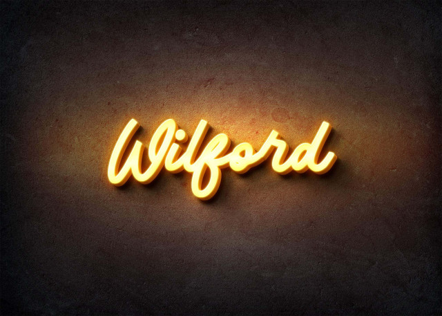 Free photo of Glow Name Profile Picture for Wilford