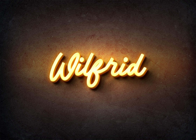 Free photo of Glow Name Profile Picture for Wilfrid