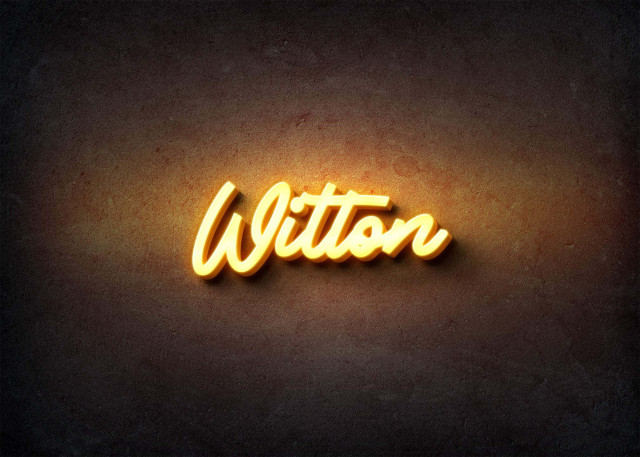 Free photo of Glow Name Profile Picture for Wilton