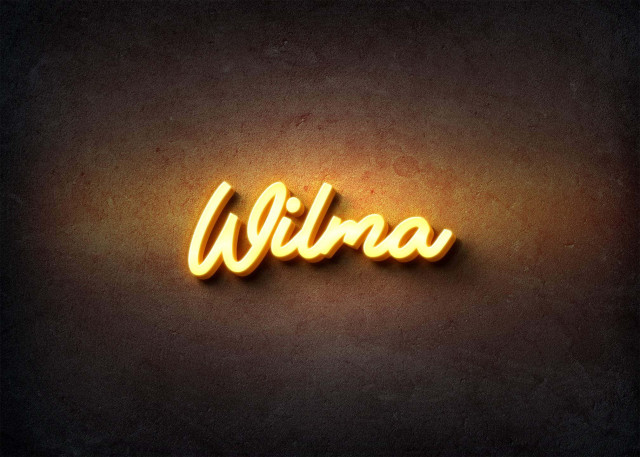 Free photo of Glow Name Profile Picture for Wilma