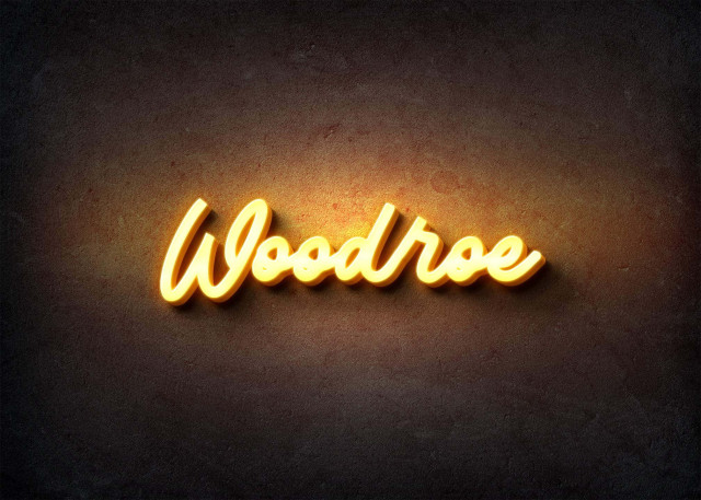 Free photo of Glow Name Profile Picture for Woodroe