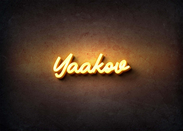 Free photo of Glow Name Profile Picture for Yaakov