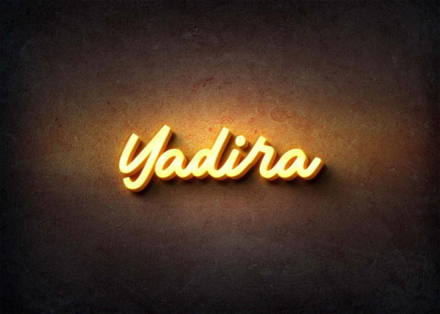 Free photo of Glow Name Profile Picture for Yadira