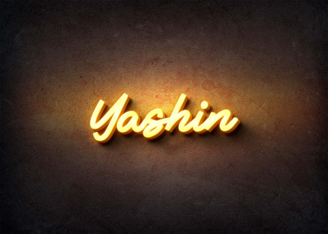 Free photo of Glow Name Profile Picture for Yashin