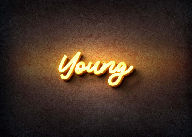 Free photo of Glow Name Profile Picture for Young