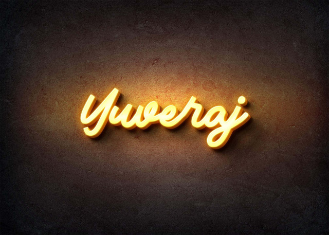 Free photo of Glow Name Profile Picture for Yuveraj