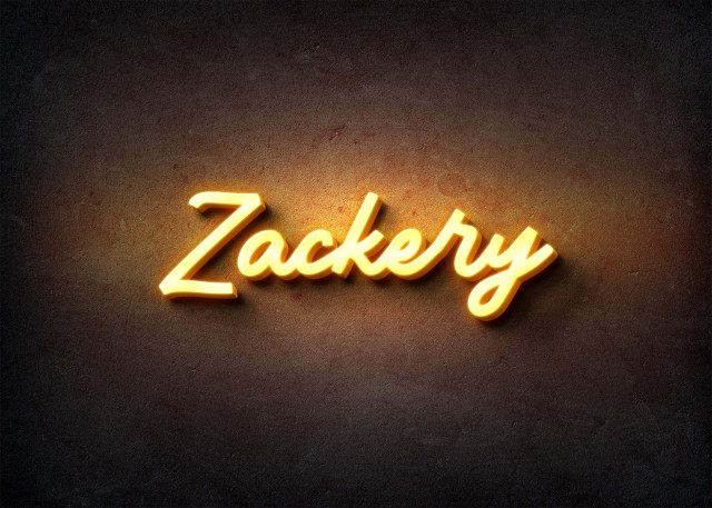 Free photo of Glow Name Profile Picture for Zackery