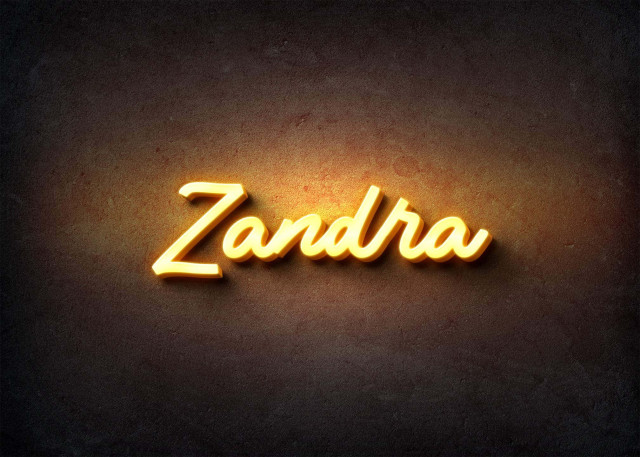 Free photo of Glow Name Profile Picture for Zandra