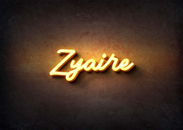 Free photo of Glow Name Profile Picture for Zyaire