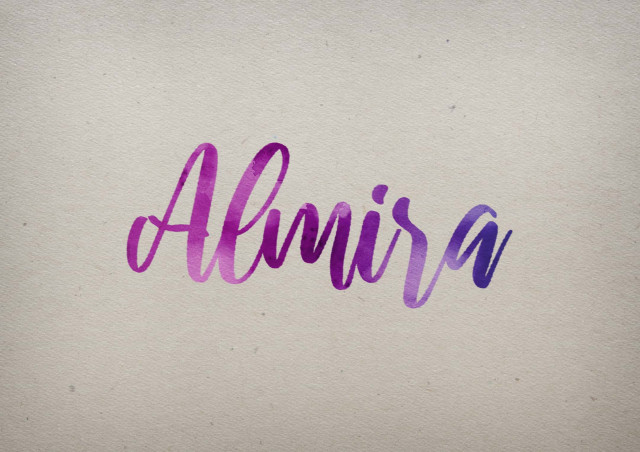 Free photo of Almira Watercolor Name DP