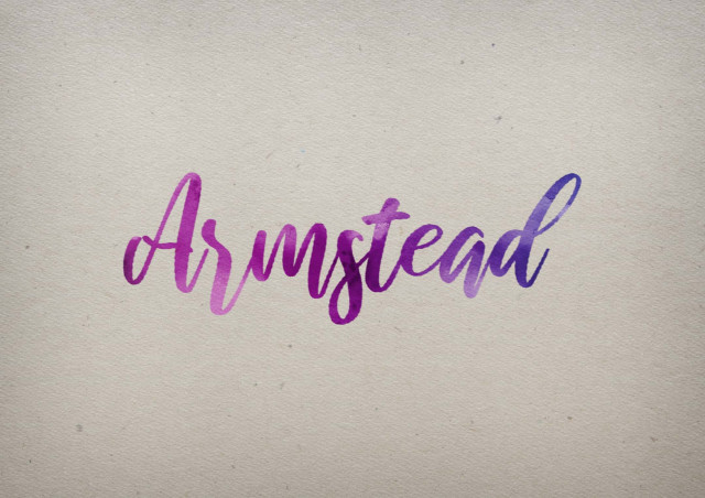 Free photo of Armstead Watercolor Name DP